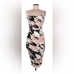 Rachel Pally Rouched Bodycon Midi Dress